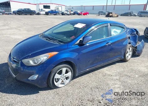 2013 Hyundai Elantra Gls from USA, damaged, VIN KMHDH4AE3DU534633